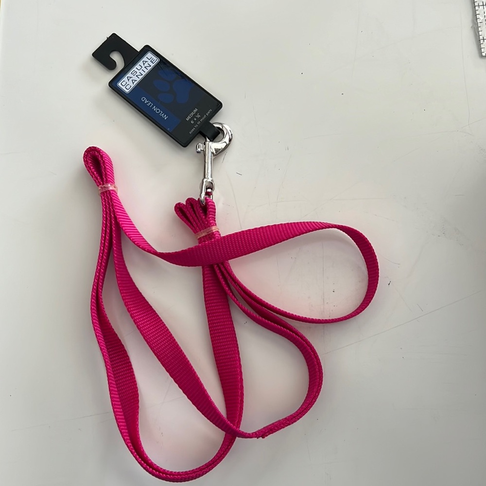 Dog Leash. Brand New. 6' x 5/8". Perfect for the small dog in your family.